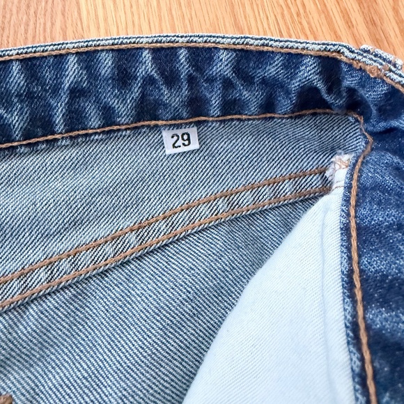 Sandrine Rose x Free People NWOT High-Rise Button-Fly Jeans - Picture 9 of 14